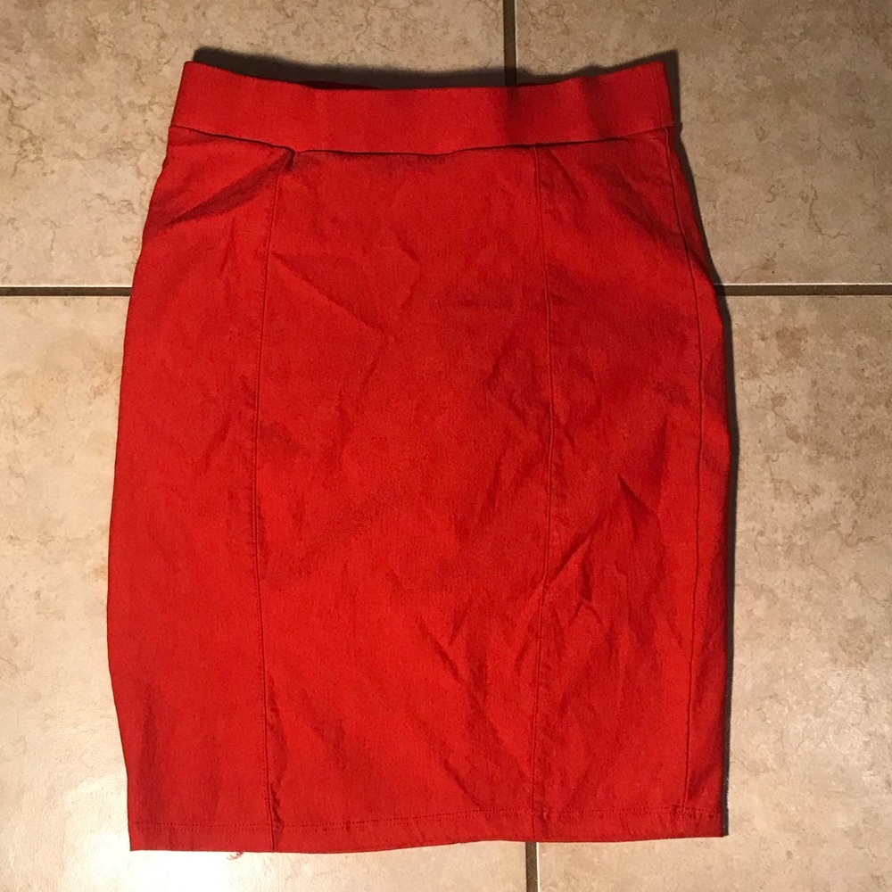 COPY - Haute Monde Red Mini Pencil Skirt